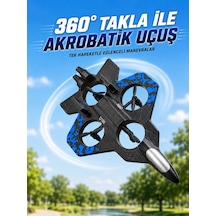 Uzaktan Kumandalı Savaş Uçağı Drone 2.4 Ghz Jiroskoplu Tek Tuş Kalkış İniş 360 Dönüş - Lisinya