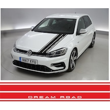 Istediğiniz Yazı Marka. Ön Kaput Şerit Araba Sticker. (338725939)