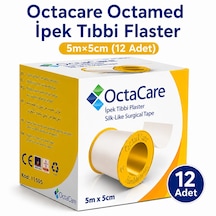 Octacare Octamed İpek Flaster 5m 5cm 12 Adet