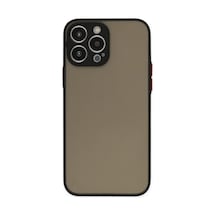 Apple İphone 15 Pro Kılıf Montreal Silikon Kapak - Siyah Çok Renkli