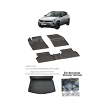 Sahler Opel Grandland 2017-2024 Uyumlu 4.5d Premium Havuzlu Oto Paspas Ve Liner Marka 3d Alt Bagaj Havuzu - Grandland