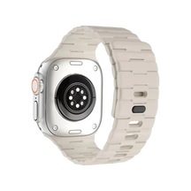 Newface Apple Uyumlu Watch Ultra 49mm Wowen Kordon - Bej - Özel Seri 8683140915469