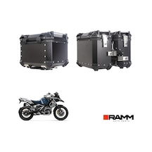 Bmw Motorrad 1200 Gs - 1200 Gs Adventure - 1250 Gs - 1250 Gs Adventure Alüminyum Üçlü Çanta Seti - Siyah