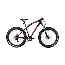 Bisan Savage Ft1 Deore Parlaksiyah/kırmızı 46cm Kadro 26"jant Siyah - Kırmızı