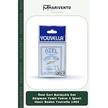 Özel Seri Balıkçılık Set Ekipman Yemli Takım 3 İğneli Hazır Beden Youvella 1404 3-0