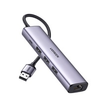 Ugreen 3 Usb 3.0 Bağlantı Noktası Ethernet Adaptörü 1000mbps Ile