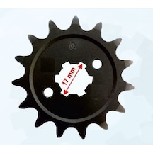 BAJAJ DİSCOVER ÖN DİŞLİ 428-15T İÇ 17 mm 6 TIRNAKLI 2 DELİKLİ
