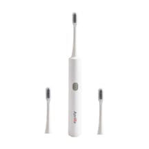 Beyaz Atb-8717 Titreşimli Değiştirilebilir Başlıklı Su Geçirmez Gövdeli Beyaz Diş Fırçası