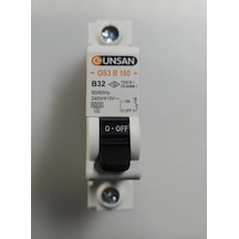 1 Adet Günsan 1x32a B Tipi 6 Ka Otomatik Sigorta Os3b160-32