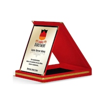 Kişiye Özel Almanca Öğretmeni Kırmızı Plaket