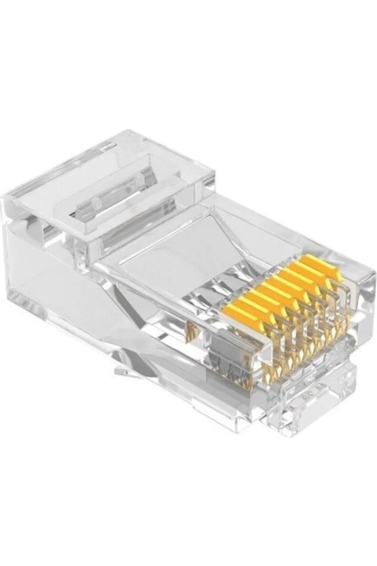 Rj45 Konnektör Network Cat5 Cat6 Jak Jack Ethernet Uç 12 Adet