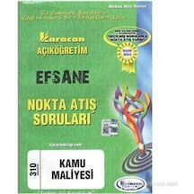 Karacan Aöf 2014 2.sınıf Kamu Maliyesi Nokta Atış Soruları Karacan Açıköğretim Yayınları