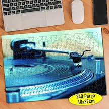 Dj Turntable Plak Pikap Müzik 240 Parça Puzzle Yapboz-62097394