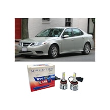Saab 9-3 Led Xenon Uzun + Kısa Far Ampulü H4 Duo Yeni Seri Beyaz