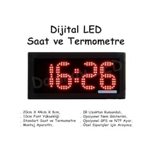 Dijital Saat Termometre 10Cm Çok Renkli