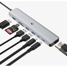 Spigen ArcDock 85W PD 3.0 9 in 1 USB-C Multi Hub Çoklayıcı Dönüştürücü Şarj Cihazı PD2306 - ACA06388