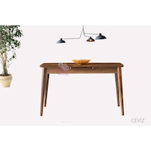 Ortadan Açılabilir Mdf Yemek Masası, Mutfak Masası 80x130 Cm 001