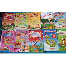 Masallar 10 Kitap Ana Okul Çocuklari ve 1-2 .Sinf Dengi 5 N 1 K