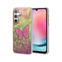 Samsung Uyumlu Galaxy A24 4g Kılıf Blade Aynalı Desenli Kapak - Desen 5 0.2M-Çok Renkli