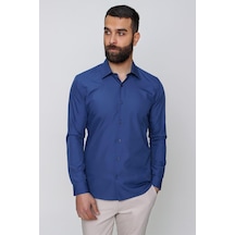 Efor Gk 636 İndigo Klasik Gömlek Indigo