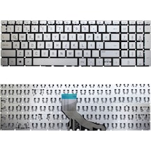 Gümüş-ışıksız, Notebook Klavye - Hp Pavilion 250 G7 175r9ea Muadili İle Uyumlu