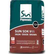 Demir Oksit Sun Sdk 911 Kahverengi  (25 Kg Paket)