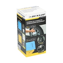 Dunlop Dun102 Araç Temizlik Seti 2 Adet Mikrofiber Bez 35x35 Cm 250 G/m² + 40 Adet Temizleme Mendili