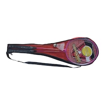 Badminton Raket Seti Çantalı 2 Raket 1 Top