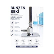 Bunzen Beki Bütangaz Döküm Ayaklı Musluksuz