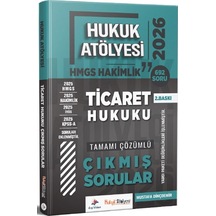 Dizgi Kitap 2026 Hukuk Atölyesi Hmgs Hakimlik Ticaret Hukuku Çıkmış Sorular