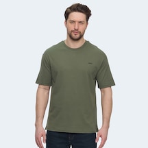 Slazenger VELLAMO Erkek Oversıze Haki Tişört