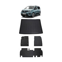 Opel Combo 2022 Model İle Uyumlu 5d Premium Ekstra Havuzlu Paspas Ve Bagaj Havuzu Set
