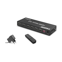 Hdmı Matrix Switch Edıd Ses Çıkışlı Kumandalı 4k 60 Hz 4 Giriş 2 Çıkış Siyah Hdx1334