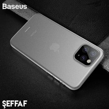 Baseus Wing Case İphone 11 Pro 5.8 Ultra İnce Lux Mat Şeffaf Kılıf- 5775