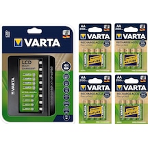 Varta Multi Plus 8Li Şarj Cihazı 16*2100 Mah Aa Şarjlı Pil