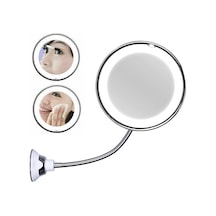 Cbx Duvara Monte Emme Kupası Tipi Led Işıklı Makyaj Aynası