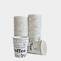 7 Oz Karton Bardak Yazı Desenli 3000 Adet