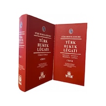 Yetkin Yayınları - Türk Hukuk Lûgatı (2 Cilt) - Türk Hukuk Kurumu