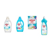 Aquabor Doğal Mineralli Sıvı Beyaz + Sıvı Renkliler + 4 Kg Renkliler + Elde Bulaşık 4 Lü Set