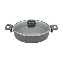5 Adet Mehtap Granit Karnıyarık Tenceresi 28 Cm Gri 24079 Çok Renkli
