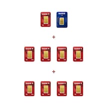 Nadir Gold 24 Ayar 11,5 Gram Külçe Altın 1 Adet 2,5 Gram Külçe Altın + 9 Adet 1 Gram Külçe Altın