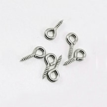 Metal Takı Ve Obje Halkası Vidalı 1 Cm (100 Adet) Gümüş N11.16244