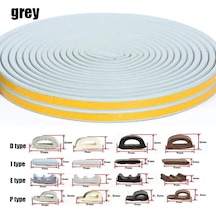 Kapı Yalıtım Conta Şerit Bant Kendinden Yapışkanlı Akustik Kauçuk Köpük Yalıtım Grey P Diğer