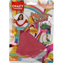 3602 Crafy Streç Oyun Kumu Pembe 200 G -sunman Çok Renkli