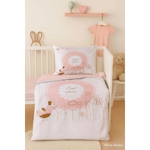 Yenidoğan Kız Bebek Nevresim Takımı %100 Pamuklu Baby Shower Çok Renkli