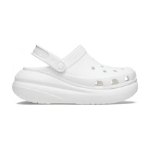 Crocs 207521 Crush 100 Whıte Platform Taban Kadın Terlik Beyaz