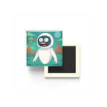 Eve - 9x9 Cm Baskılı Kare Buzdolap Magneti