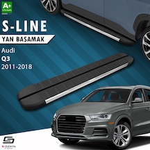 S-dizayn Audi Q3 8u S-line Krom Yan Basamak 173 Cm 2011-2018