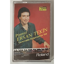 Piyanist Erkan Tekin Tavernada Düğünümüz Var Kaset Orjnal Kağıt Baskı Kaset