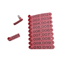 25 Adet Pembe Renk Kuzu Küpesi Parmak Küpe + Pens Ucu Hediyeli
